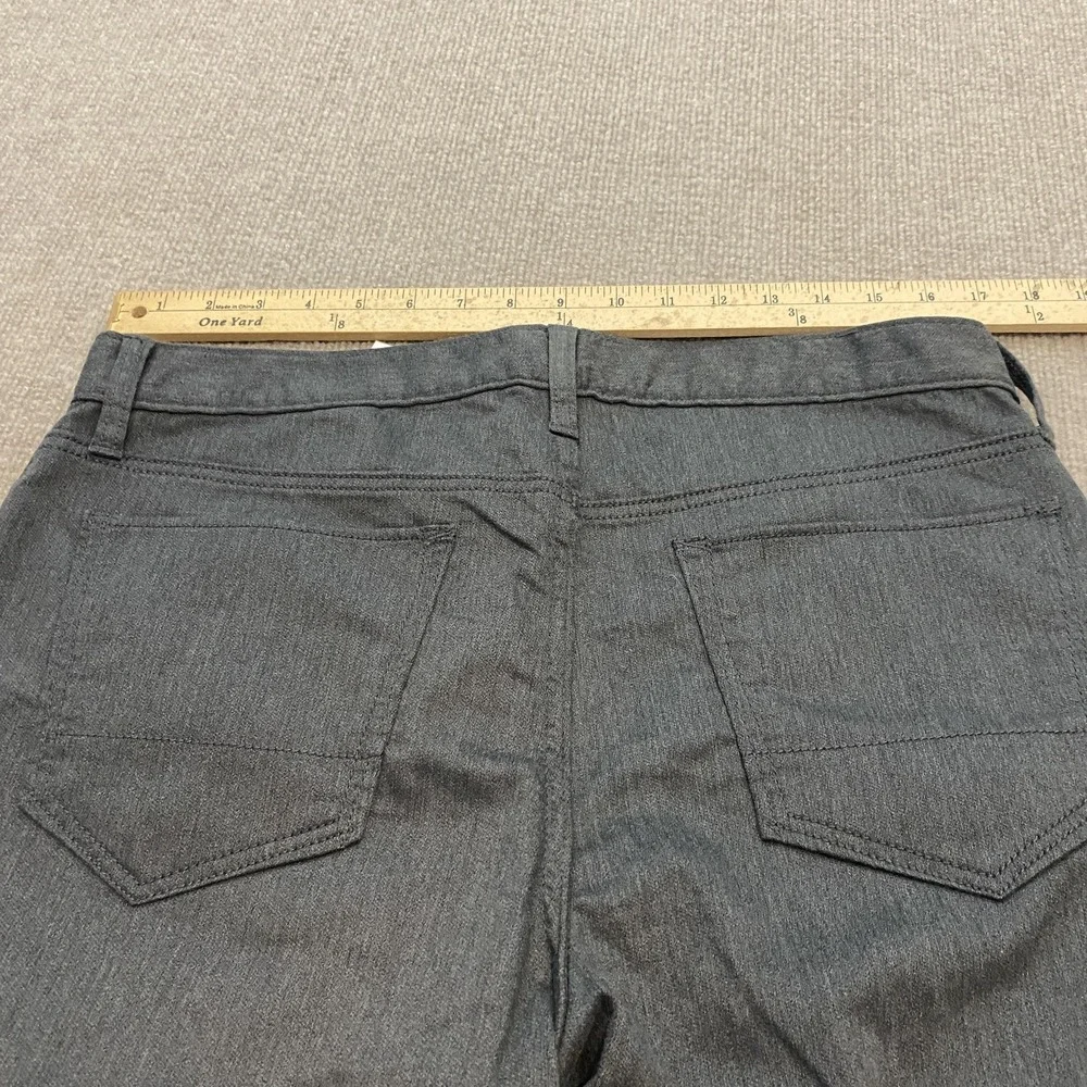 Banana Republic Travel Jean Jeans Mens 34x32 Gray Dark Wash Slim Straight Denim